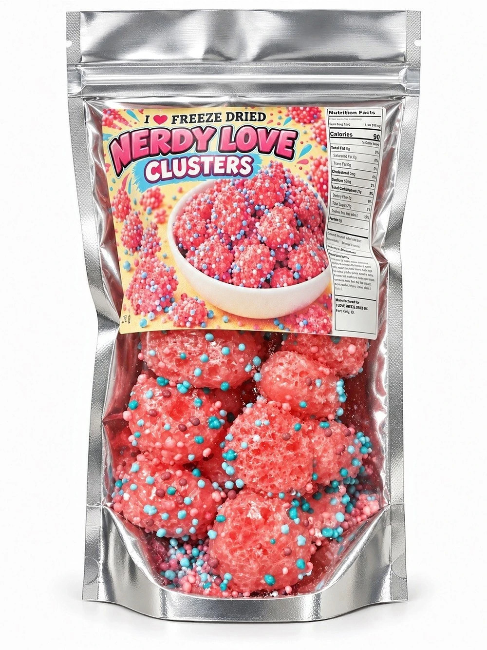I Love Freeze Dried Nerdy Love Clusters Candy